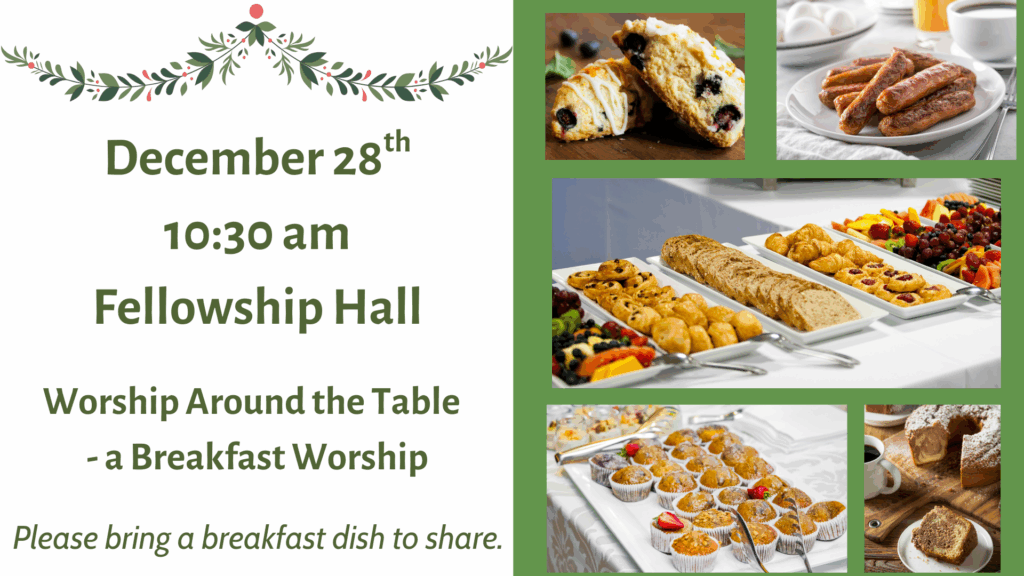 Worship Around the Table - Potluck Breakfast @ Fellowship Hall
