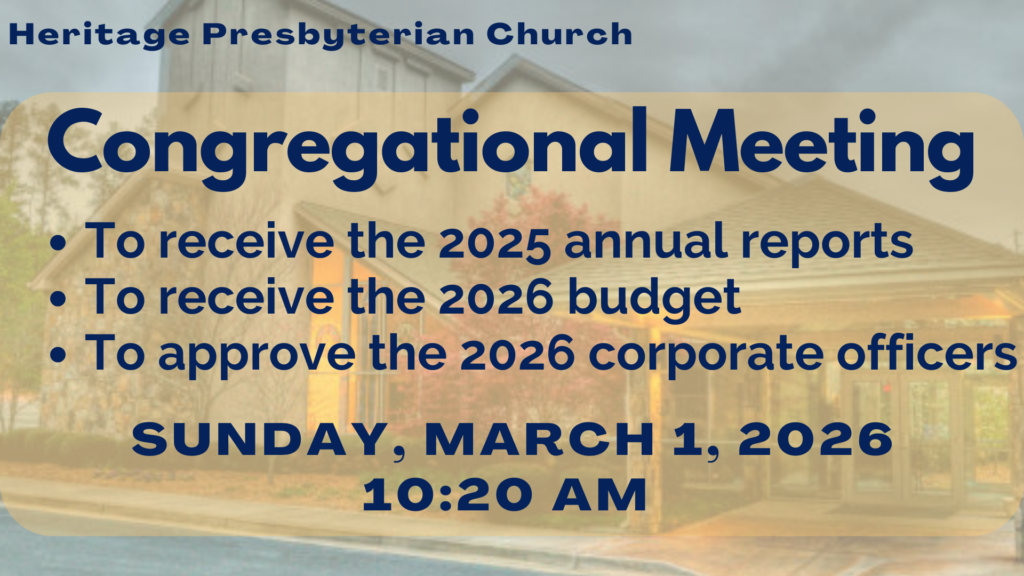 Congregational Meeting